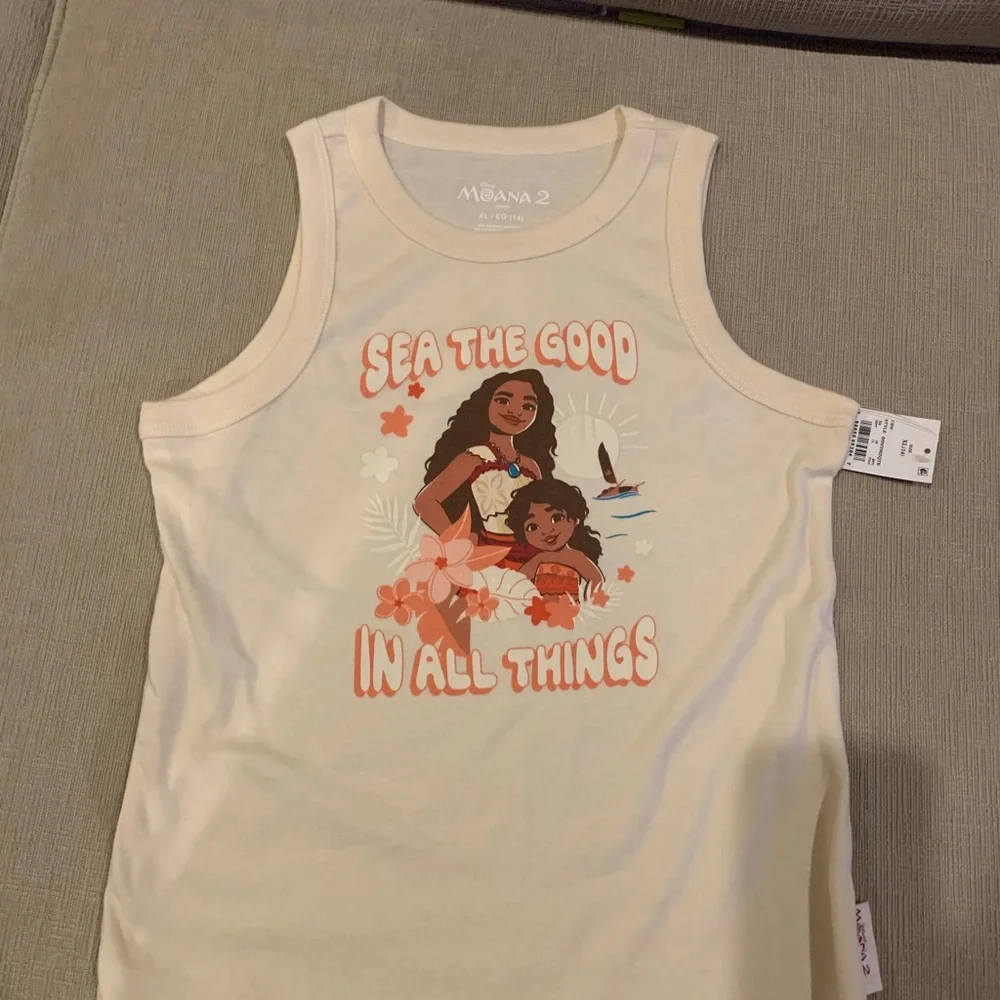 Buy 1 get one 50% off
Disney Moana 2 Cream Tee - Picture 6 of 6